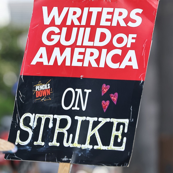 Writers Guild of America, WGA strike sign